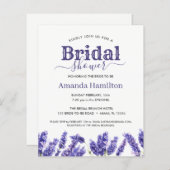 Frühlingsrustikal-Floral-Lavendel-Brautparty (Vorne/Hinten)