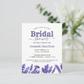 Frühlingsrustikal-Floral-Lavendel-Brautparty (Stehend Vorderseite)