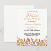 Frühlingsrustikal, floraler Herbst Orange Brautpar (Vorne/Hinten)