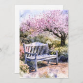 Frühlingssaal Blossom Feiertagskarte (Vorne/Hinten)