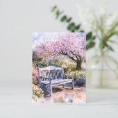 Frühlingssaal Blossom Feiertagspostkarte (Stehend Vorderseite)