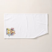 Frühlingssaale, Blume und Teekuchen Badhandtuch Set (Handtuch)