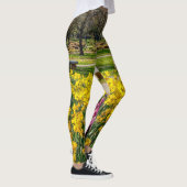 Frühlingssaison Blumengarten Leggings (Rechts)