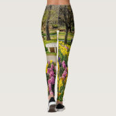 Frühlingssaison Blumengarten Leggings (Rückseite)