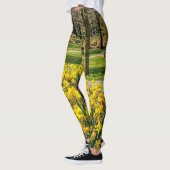 Frühlingssaison Blumengarten Leggings (Links)