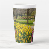 Frühlingssaison Blumengarten Milchtasse (Vorderseite)