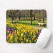Frühlingssaison Blumengarten Mousepad (Mit Mouse)