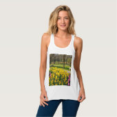 Frühlingssaison Blumengarten Tank Top (Vorderseite Vollansicht)