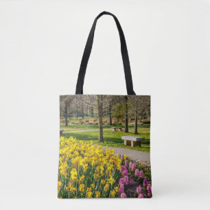 Frühlingssaison Blumengarten Tasche