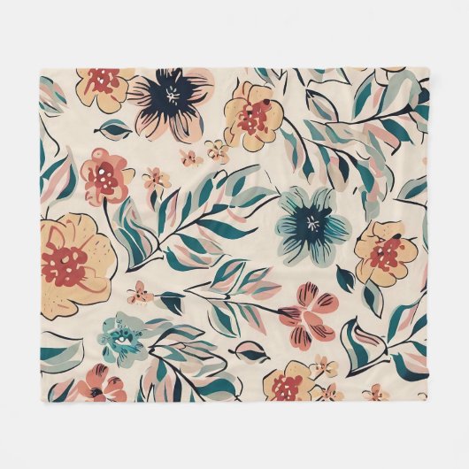 Frühlingssaison Fleecedecke (Vorderseite (Horizontal))