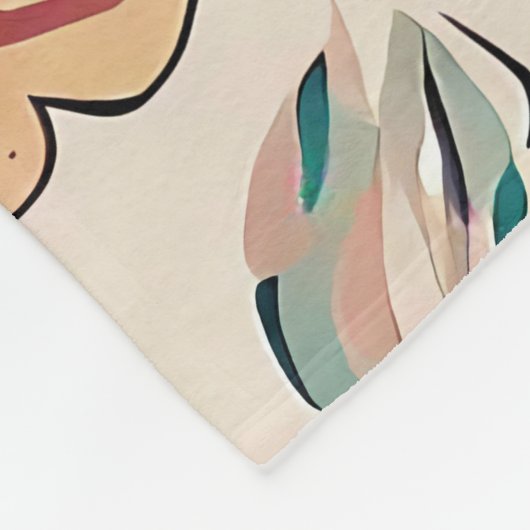 Frühlingssaison Fleecedecke (Ecke)