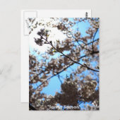 Frühlingssaison Postkarte (Vorne/Hinten)