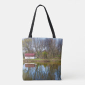 Frühlingssaison Reflektionen painterly Tasche (Rückseite)