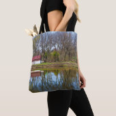 Frühlingssaison Reflektionen painterly Tasche (Von Nahem)