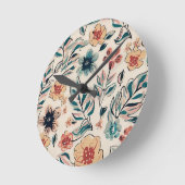 Frühlingssaison Runde Wanduhr (Winkel)