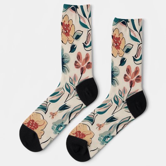Frühlingssaison Socken (Linkes Detail)
