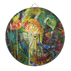 Frühlingssaison und Tauben Dartscheibe