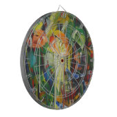 Frühlingssaison und Tauben Dartscheibe (Vorderseite Links)