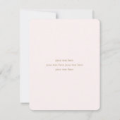 Frühlingssakura Japanische Kirschblüten Rosa Dankeskarte (Rückseite)