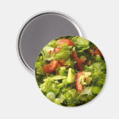 Frühlingssalat Magnet (Vorderseite/Rückseite)