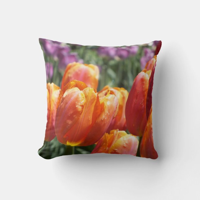 Frühlingssalon Tulips Kissen (Vorderseite)