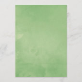 Frühlingssäule Lilly der Valley Baby Shower Hinweiskarte (Rückseite)