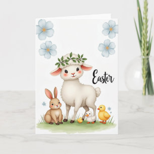 Frühlingsschaf Freunde Festliche Karte