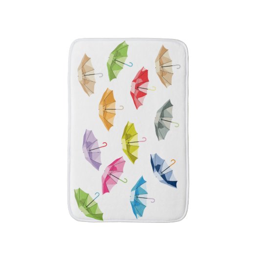 Frühlingsschirme Badematte (Vorderseite Vertikal)