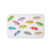 Frühlingsschirme Badematte (Vorderseite)