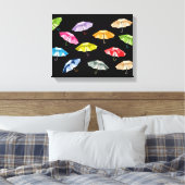 Frühlingsschirme Leinwanddruck (Insitu (Schlafzimmer))
