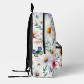 Frühlingsschmetterlinge und Milchprodukte Bedruckter Rucksack (Links)