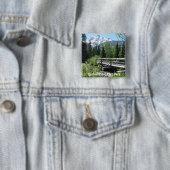 Frühlingsschnee auf Grand Tetons mit Brücke über d Button (Beispiel)