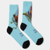 Frühlingsschneehuhn Socken (Rechts)