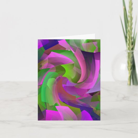 Frühlingsschwung...... Karte (Vorderseite)