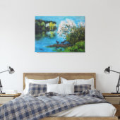 Frühlingssee Leinwanddruck (Insitu (Schlafzimmer))