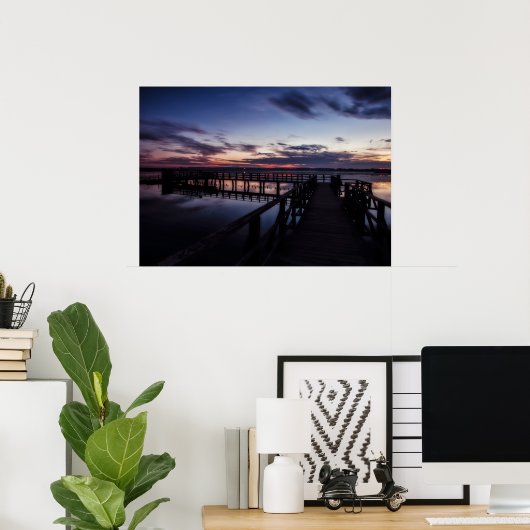 Frühlingssee Poster (Heimbüro)