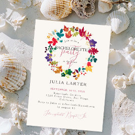 FrühlingsSenf Lila Meadow Junggeselinnen-Abschied Einladung