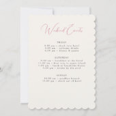 FrühlingsSenf Lila Meadow Junggeselinnen-Abschied Einladung (Rückseite)