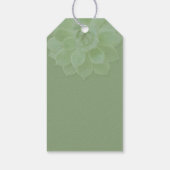 Frühlingsskkultige Gastgeschenk Hochzeit | Vielen  Geschenkanhänger (Rückseite)