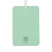 Frühlingsskripte der Wildblume Garland Autolufterfrischer (Rückseite)