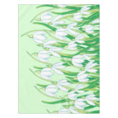 Frühlingssnowdrops Galanthus Illustration Tischdecke (Vorderseite)