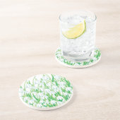 Frühlingssnowdrops Getränkeuntersetzer (Seite)