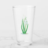 Frühlingssnowdrops Glas (Vorderseite)