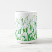 Frühlingssnowdrops Kaffeetasse (Mittel)
