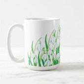 Frühlingssnowdrops Kaffeetasse (Links)