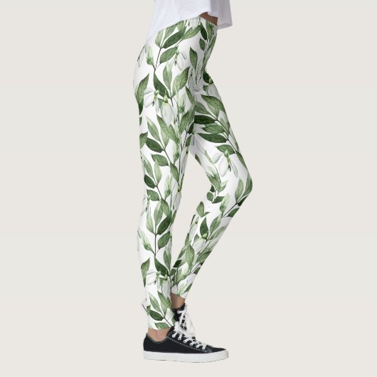 Frühlingssnowdrops Leggings (Rechts)