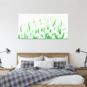 Frühlingssnowdrops Leinwanddruck (Insitu (Schlafzimmer))