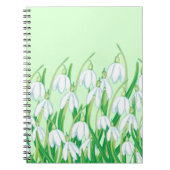 Frühlingssnowdrops Notizblock (Vorderseite)
