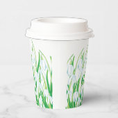 Frühlingssnowdrops Pappbecher (Rechts)