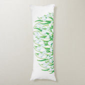 Frühlingssnowdrops Seitenschläferkissen (Vorderseite Vertikal)